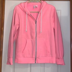 H&M hot pink hoodie (Divided) size large